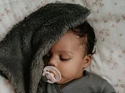 Schnuffeltuch Mit Sensorischen Labels - Peach Blush -Boo Poo Schnuffeltuch 1 3