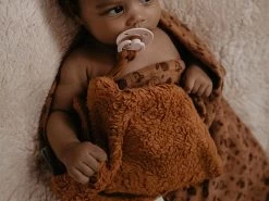 Schnuffeltuch Mit Sensorischen Labels - Peach Blush -Boo Poo Schnuffeltuch 3 3