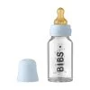 BIBS Baby Glasflasche Set - Baby Blue 110ml