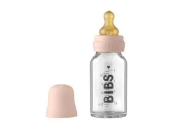 BIBS Baby Glasflasche Set - Blush 110ml