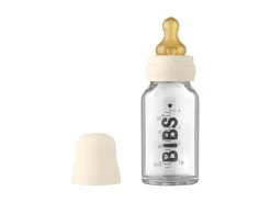 BIBS Baby Glasflasche Set - Ivory 110ml