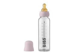 BIBS Baby Glasflasche Set - Dusty Lilac 225ml