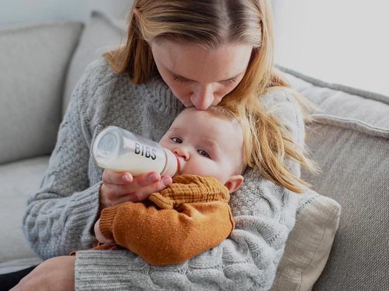 BIBS Baby Glasflasche Set - Blush 110ml 4 BIBS Baby Glasflasche Set - Blush 110ml – Bild 4