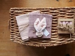 Babygeschenk-Set Unter 25 Euro - Hasenohren Rosa