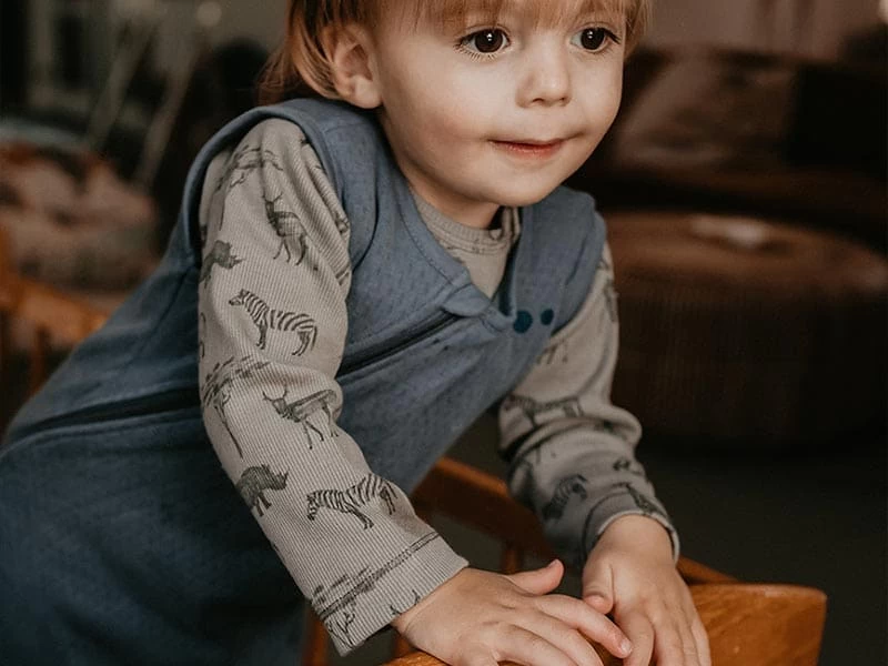 Ärmelloser Babyschlafsack TOG 1 - Blue Nights 2 Ärmelloser Babyschlafsack TOG 1 - Blue Nights – Bild 2