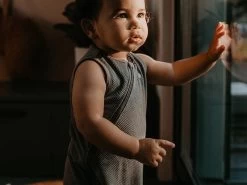 Ärmelloser Babyschlafsack TOG 1 - Storm Grey -Boo Poo babyschlafsack stormgrey 3