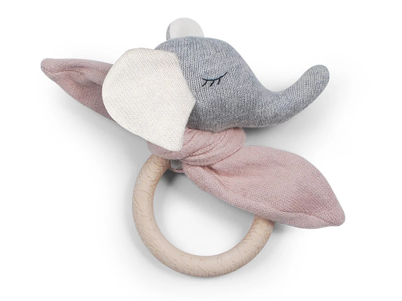 SAGA Beißring Elefant Balldur - Rose 1 SAGA Beißring Elefant Balldur - Rose