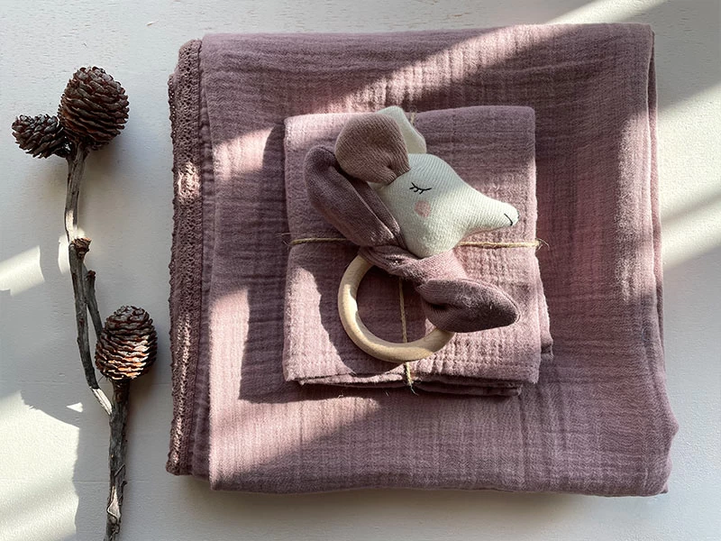 SAGA Beißring Maus Ganti - Fawn 3 SAGA Beißring Maus Ganti - Fawn – Bild 3