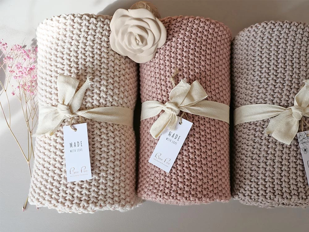 Baby Strickdecken Eden Dusk 2 Baby Strickdecken Eden Dusk – Bild 2