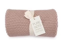 Baby Strickdecken Eden Mauve