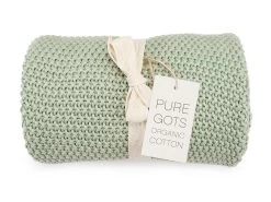 Baby Strickdecken Eden Sage