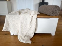 Strickdecken Für Erwachsene 125x150 - Eden Tundra -Boo Poo erwachsenen strickdecke ls1