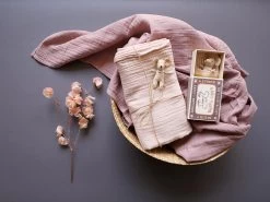 Geschenke Für Zwillinge - Mulltücher Rosa