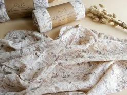 Spucktuch GOTS 80x80 - Provence -Boo Poo gots spucktuecher biobaumwolle ls11