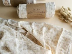 Spucktuch GOTS 80x80 - Camargue -Boo Poo gots spucktuecher biobaumwolle ls14