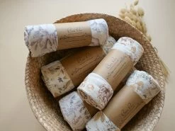 Spucktuch GOTS 80x80 - Provence -Boo Poo gots spucktuecher biobaumwolle ls3 5