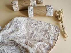 Spucktuch GOTS 80x80 - Colibri -Boo Poo gots spucktuecher biobaumwolle ls5 1