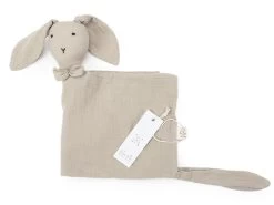 Schnuffeltuch Hase Aus Musselinstoff - Fawn