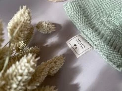 Baby Strickdecken Lady Sage -Boo Poo lady baby blanket knitted sage 3