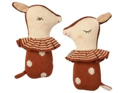 Geburtsgeschenk-Set Bambi Rusty Macadamia -Boo Poo maileg bambi rattle rusty