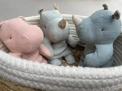 Maileg Kuscheltier Nashorn - Chocolate -Boo Poo maileg hippo rhino 4 1 2