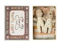 Maileg Mäusezwillinge In Streichholzschachtel