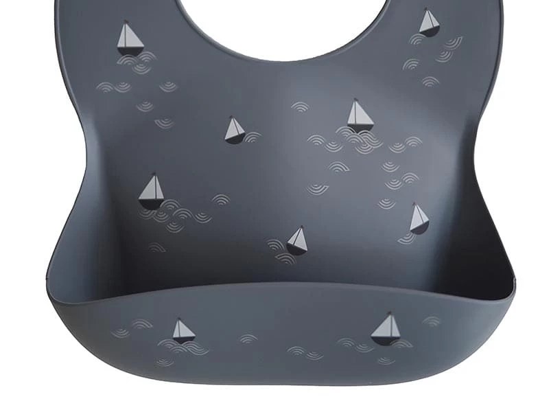 Mushie Silikonlätzchen - Boats 3 Mushie Silikonlätzchen - Boats – Bild 3