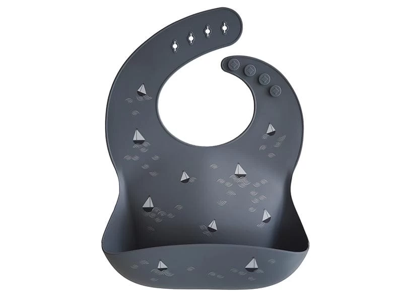 Mushie Silikonlätzchen - Boats 1 Mushie Silikonlätzchen - Boats