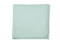 Musselindecke Mit Häkelrand Seagrass