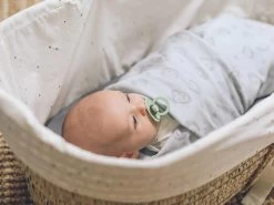 Pucktuch 110x110, Biobaumwolle - Powder Clay -Boo Poo muslin wrap gots cotton 3