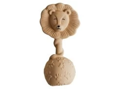 Rassel Naturkautschuk Löwe - Sand