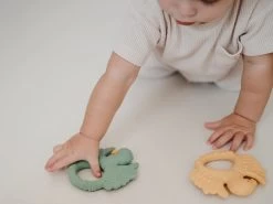 Beißring Naturkautschuk Parrot Yellow -Boo Poo natruba parrot teether 3