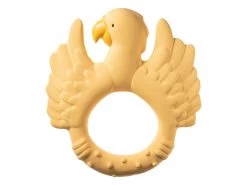 Beißring Naturkautschuk Parrot Yellow