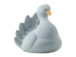 Badespielzeug Naturkautschuk Pfau Hellblau