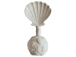 Beißring Rassel Shell - White
