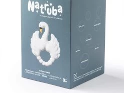 Beißring Naturkautschuk Swan -Boo Poo natruba swan teether 3