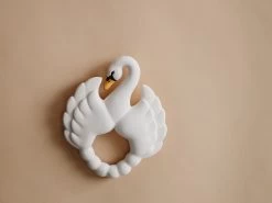 Beißring Naturkautschuk Swan -Boo Poo natruba swan teether 5