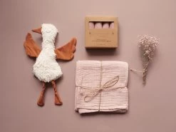 Neugeborenengeschenk - Diddy Duck Misty Rose