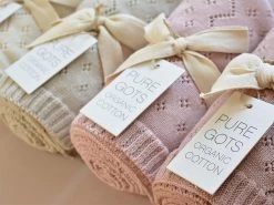 Baby Strickdecken Pointelle Mauve 9 Baby Strickdecken Pointelle Mauve -Boo Poo pointelle strickdecke ls1