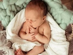 Baby Strickdecken Pointelle Sable -Boo Poo pointelle strickdecke ls6 1