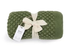 Baby Strickdecken Popcorn Kelp