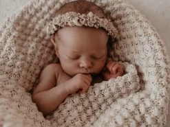 Baby Strickdecken Popcorn Honey -Boo Poo pop babydecken natural 6