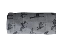 Mulltuch 120x120 - Storm Grey Safari