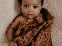 Mulltuch 120x120 - Toffee Lemon -Boo Poo pucktuch toffee lemon 2