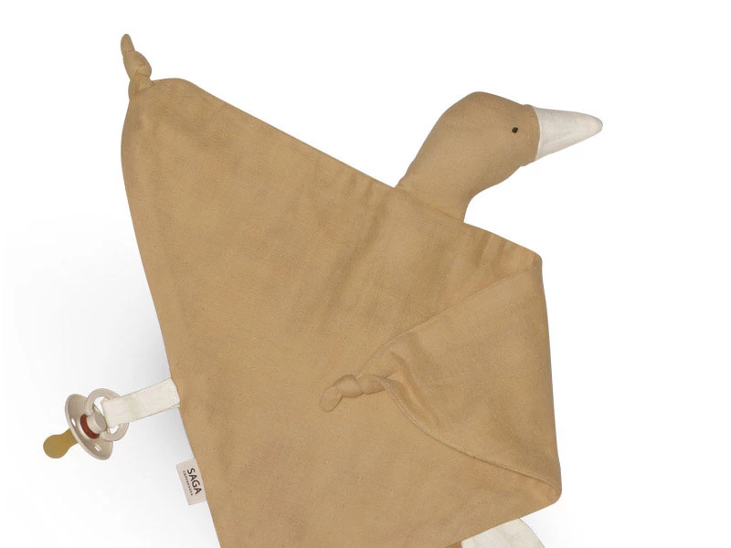 SAGA Schmusetuch Gans Bliki - Ginger 3 SAGA Schmusetuch Gans Bliki - Ginger – Bild 3
