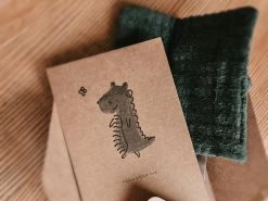 Schnuffeltuch Mit Sensorischen Labels - Dark Green -Boo Poo schnuffeltuch darkgreen 1