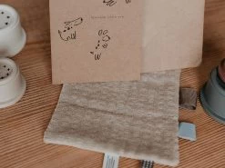 Schnuffeltuch Mit Sensorischen Labels - Desert Sand -Boo Poo schnuffeltuch desertsand 1