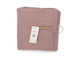 Musselintuch 110x110 - Mauve