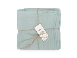 Musselintuch 110x110 - Seagrass