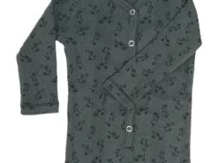 Strampler Aus Biobaumwolle - Dark Green 8 Strampler Aus Biobaumwolle - Dark Green -Boo Poo strampler sb darkgreen 1 1